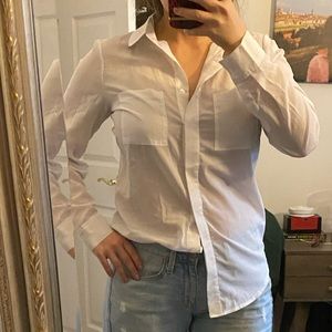 French Connection white button up